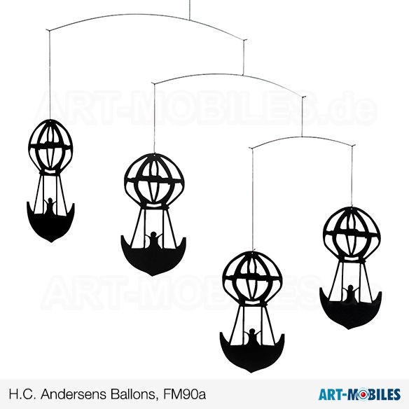 H.C. Andersens Ballons bunt farbig FM90B Flensted