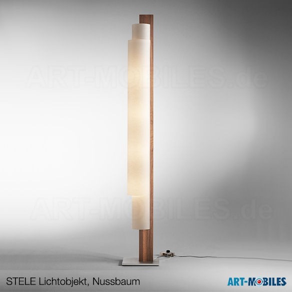 Stele Lichtobjekt - Domus Licht - Kernbuche / Lunopal - 9381