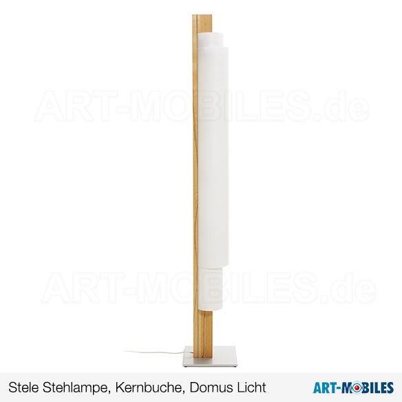 Stele Lichtobjekt - Domus Licht - Kernbuche / Lunopal - 9381