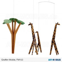 Giraffen-Mobile FM153 Flensted Mobiles  Giraffes on the Savannah