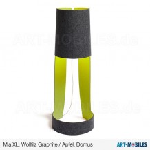 Mia XL, Lichtobjekt Wollfilz Graphite Apfel - Domus