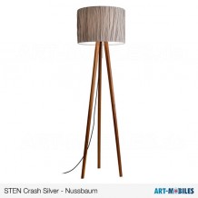 Sten Crasch Silver Nussbaum Stehlampe Domus licht