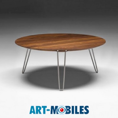 Couchtisch rund Shark AK 1850 Walnnuss Naver