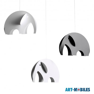 Olephanten Grau FM149G Flensted Mobiles