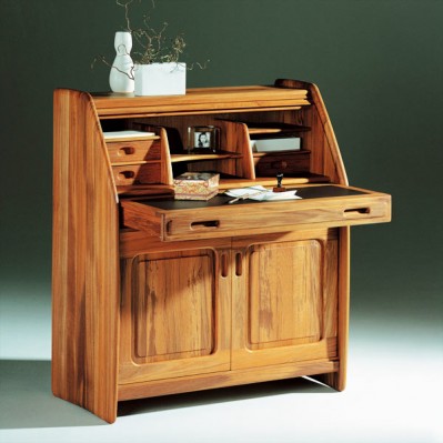 Sekretär Sam Nr. 120 mit Türen in Teak aus Dänemark