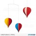 Drei Heißluftballons Flensted Mobiles FM 78A