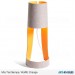 MIA Tischlampe Wollfilz Orange und grau 7970.14 Domus